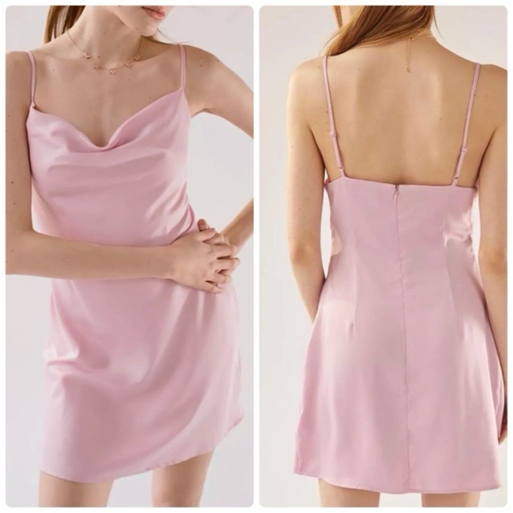 Pink Slip Dress - Urban Outfitters